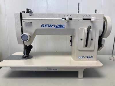 SEWLINE NEW SLP-146-9 PORTABLE 9 INCH BED  WALKING FOOT ZIG ZAG  SEWING MACHINE