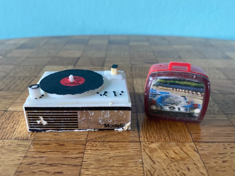 Schalplattenspieler Tv Modella Puppenhaus Puppenstube 1:12 Dollhouse 