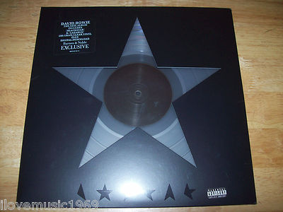 稀少USオリジナルClear☆Blackstar David Bowieレコード RARE David Bowie LIMITED EDITION Blackstar CLEAR 180 vinyl