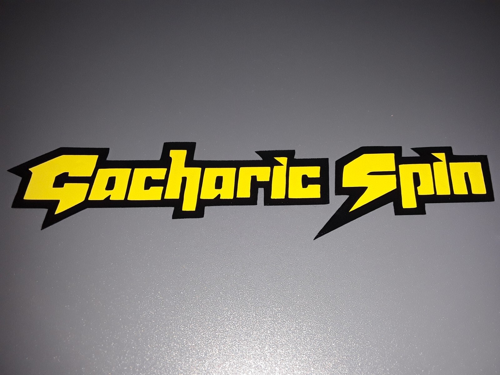 Gacharic Spin Title Logo J-Rock Band Sticker Vinyl Decal