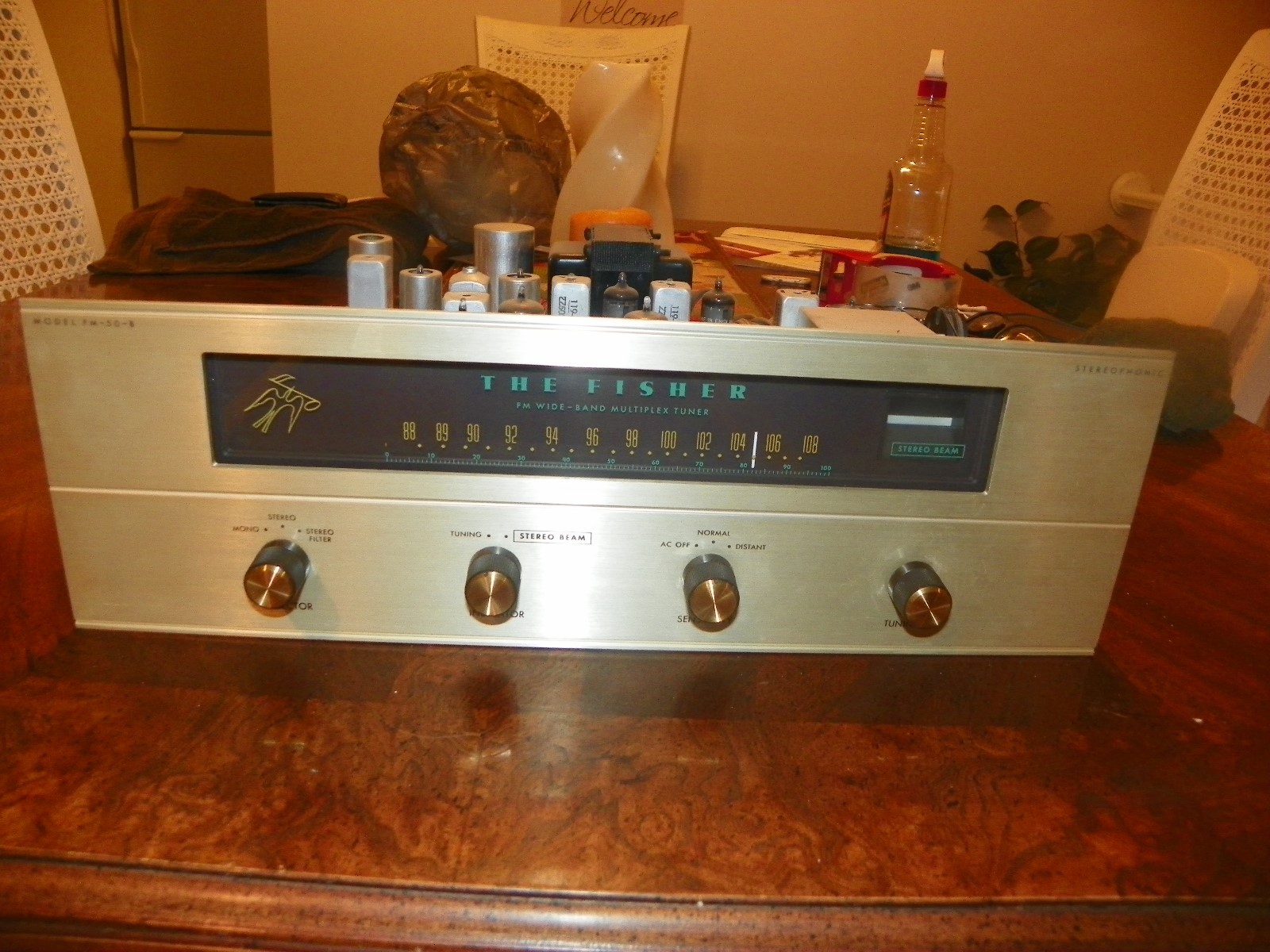 Fisher FM-50-B Analog Tube Tuner - Rare!
