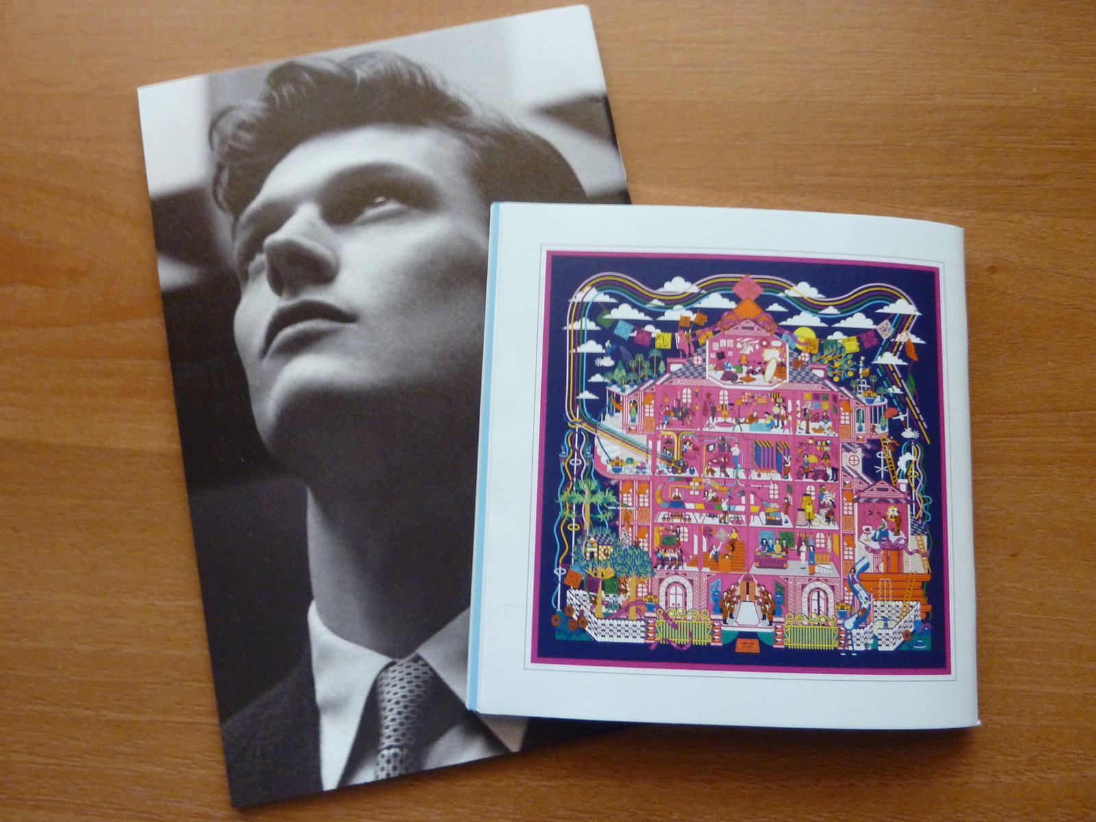 NEW Lot 2 HERMES Spring 2015 Le Carre Scarves Summer 2014 Mens Tie Book Catalog