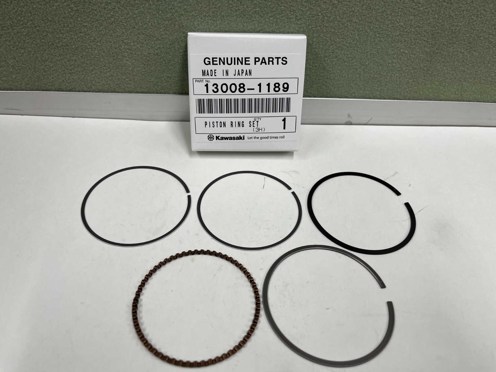 モモキングRX B4枚セット Piston Ring Set OEM Kawasaki KLX110 Suzuki DRZ110 KLX DRZ