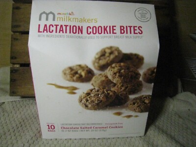 Munchkin Milkmakers Lactation Cookie Bites 10 (2oz bags) Chocolate 07/14/2024
