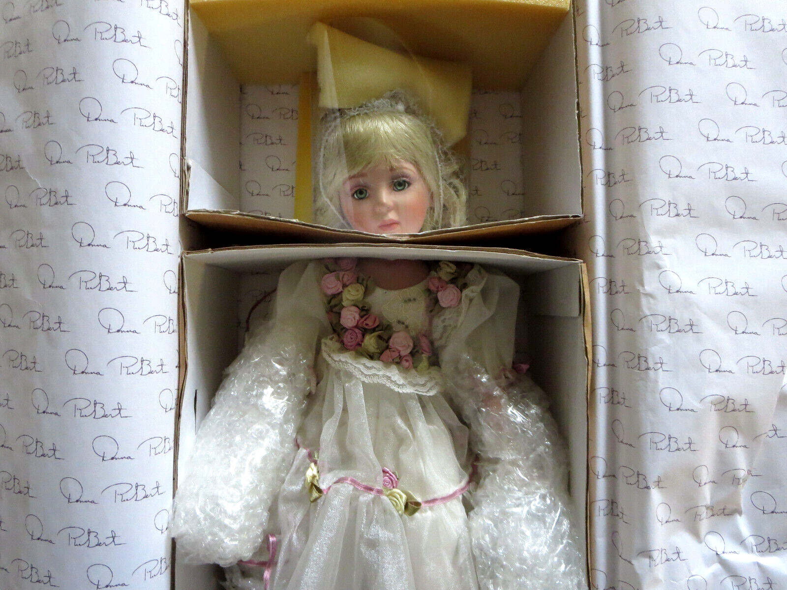 Vintage Donna Rubert/for Rustie Porcelain Doll "Brooke" #663/3000