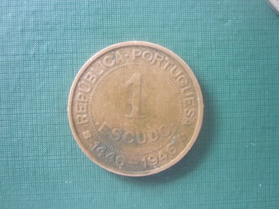 GUINEA PORTUGESE Colony 1946 Escudo Dollar 500th Anniversary of Discovery Coin