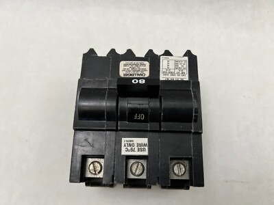 Federal Pacific FPE NB232080 NNB 3P 80A 240V Bolt In Breaker See Pics #B35