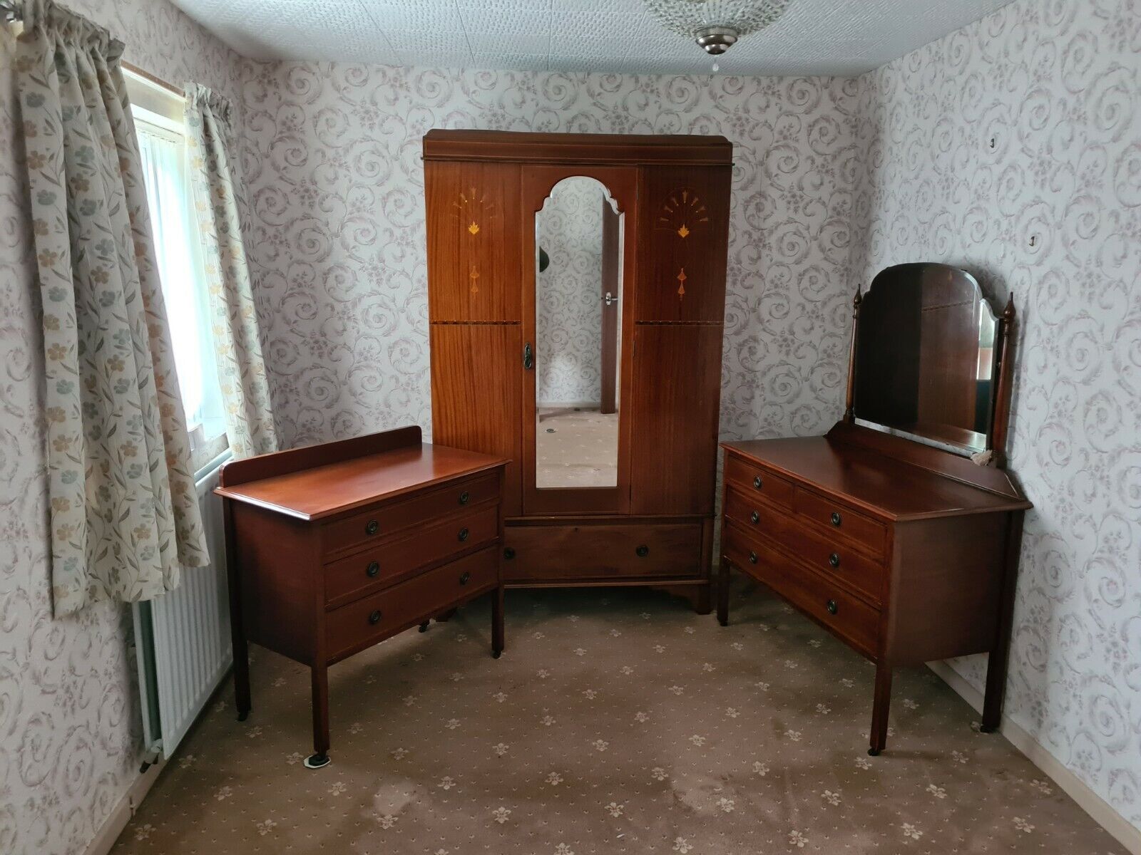 Buy Wardrobe Dressing Table Draws, Bed Room Suite Possible Local Delivery SR83PL