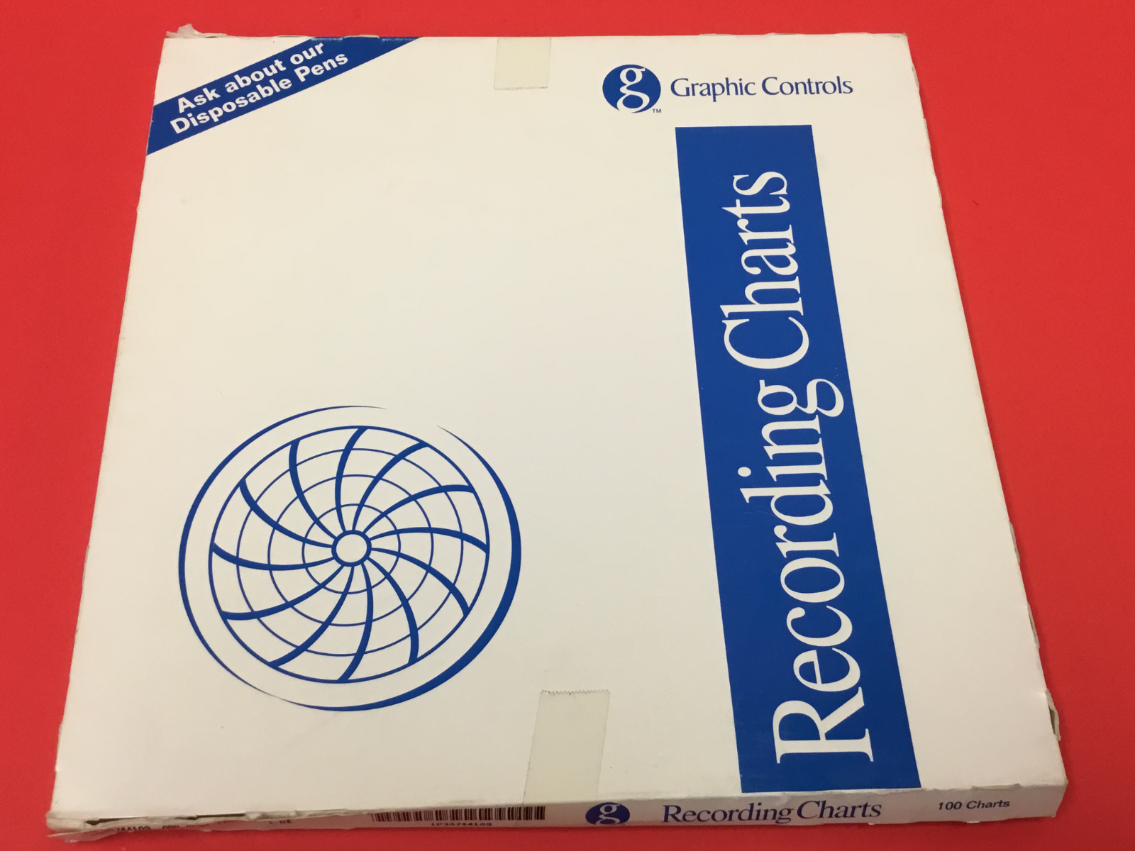 Graphic Controls - P/N: 30744109 - Chart Paper - 100 Charts - NEW