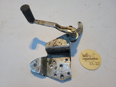 58-84 Harley Davidson Shifter Bracket Lever Arm Chrome Frame Shovelhead Panhead