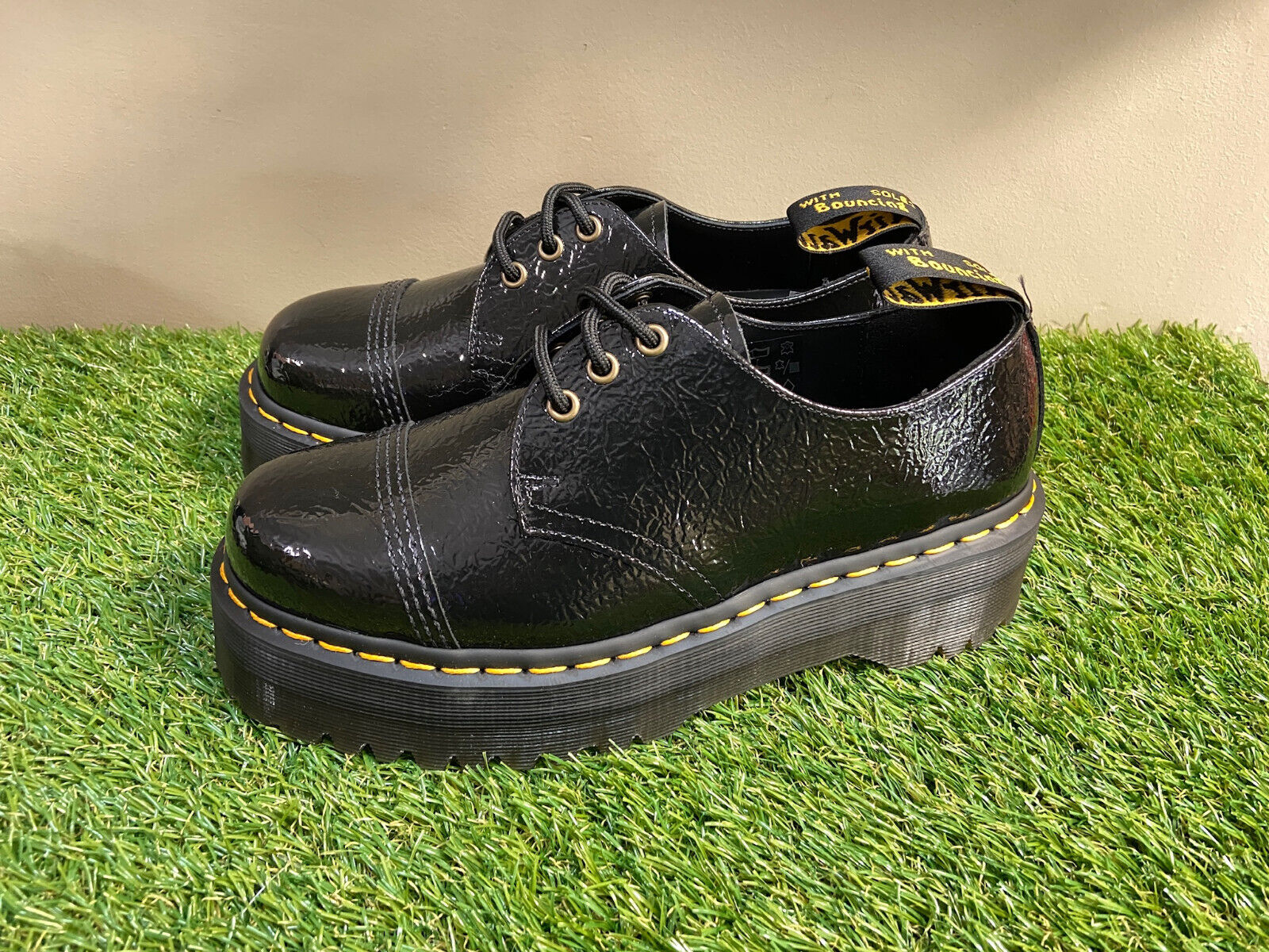 Doc Dr. Martens 1461 Quad TC Patent Leather Platform Oxford Doc Dr. Martens 1461 Quad TC Patent Leather Platform Oxford