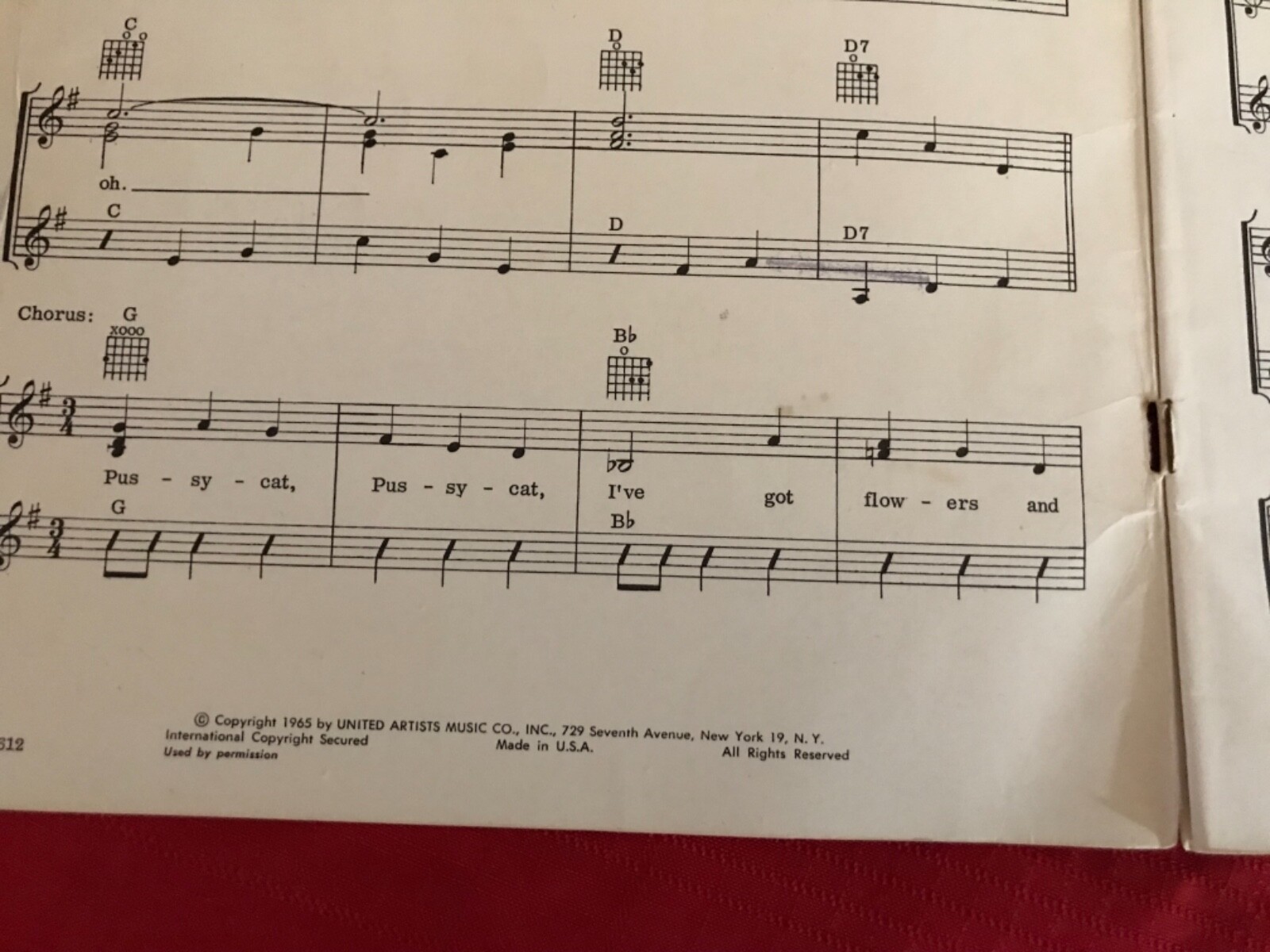 15 Top Hits Easy Guitar Combo Music Book 1965 What’s New Pussycat? I’m Henry