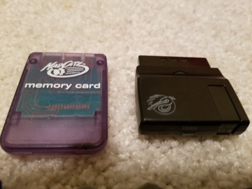 PLAYSTATION MEMORY CARD LOT OF 4 MEMORY CARDS AND 1 PREDATOR RECEIVER-FREE SHIP-