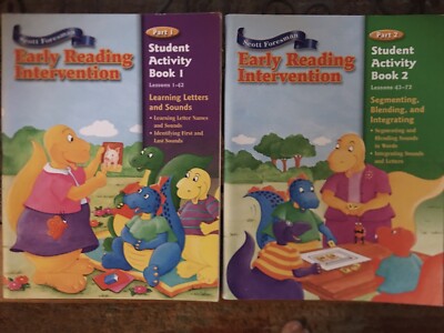 Lot 2 Scott Foresman Early Reading Intervention Student Activity Book 1 & 2