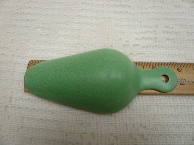 Vtg Beetleware 9962 Swans Down Clake Flour Scoop Advertising Promo Green Plastic