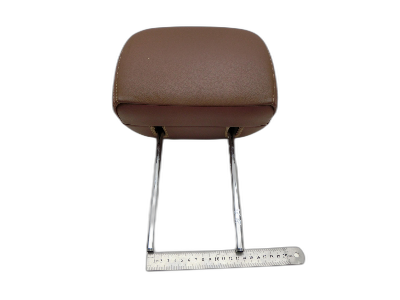 Hyundai IX55 09-11  Leder Kopfstütze für Beifahrer Sitz Rechts oder Links Vorne Pure Leder Braun  - Bild 1