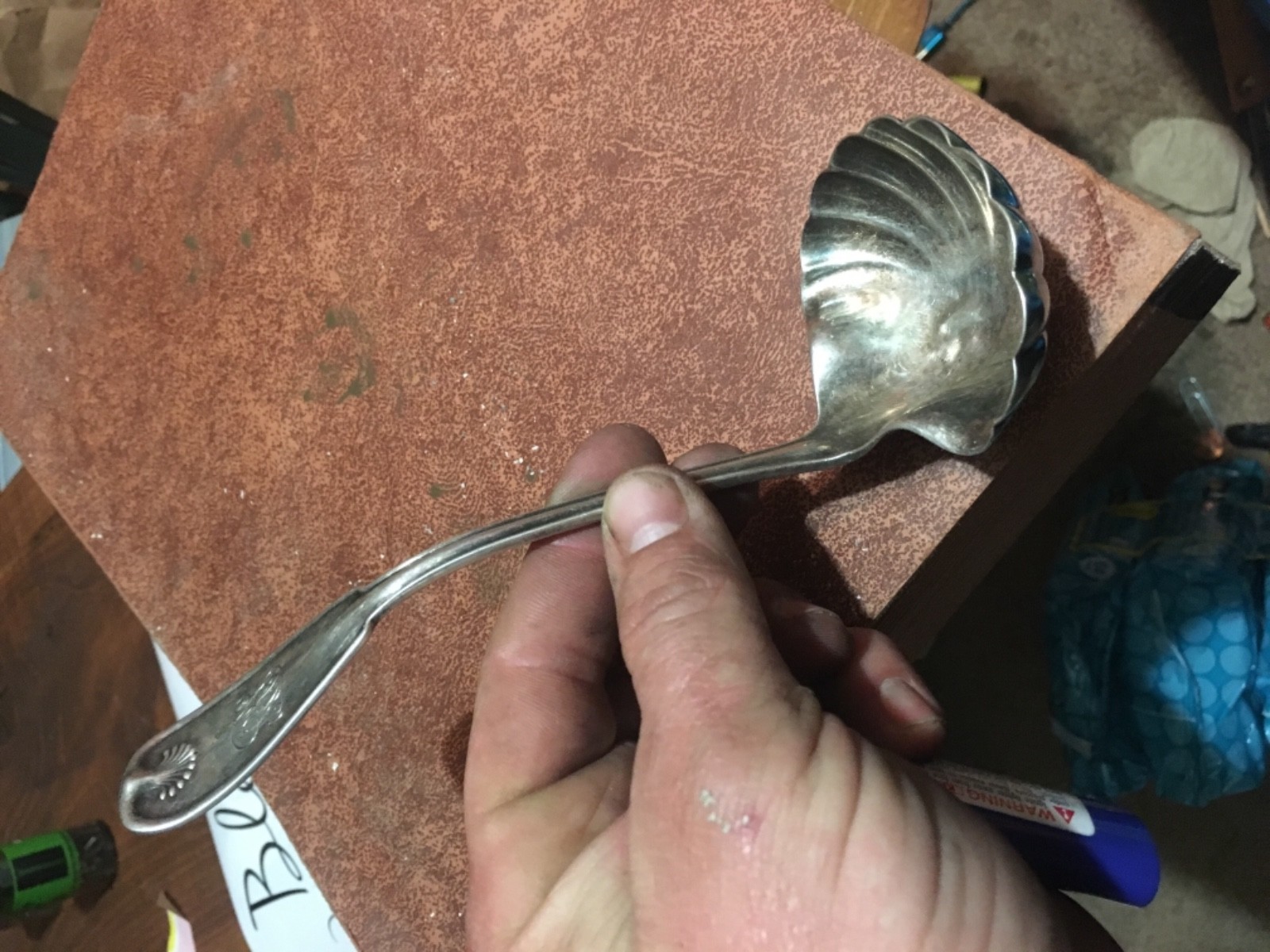 C Tiffany Co. sterling pat1891 laddle