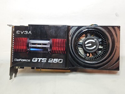 EVGA NVIDIA GeForce GTS 250 (512P31153TR) 512 MB DDR3 SDRAM PCI Express x16...