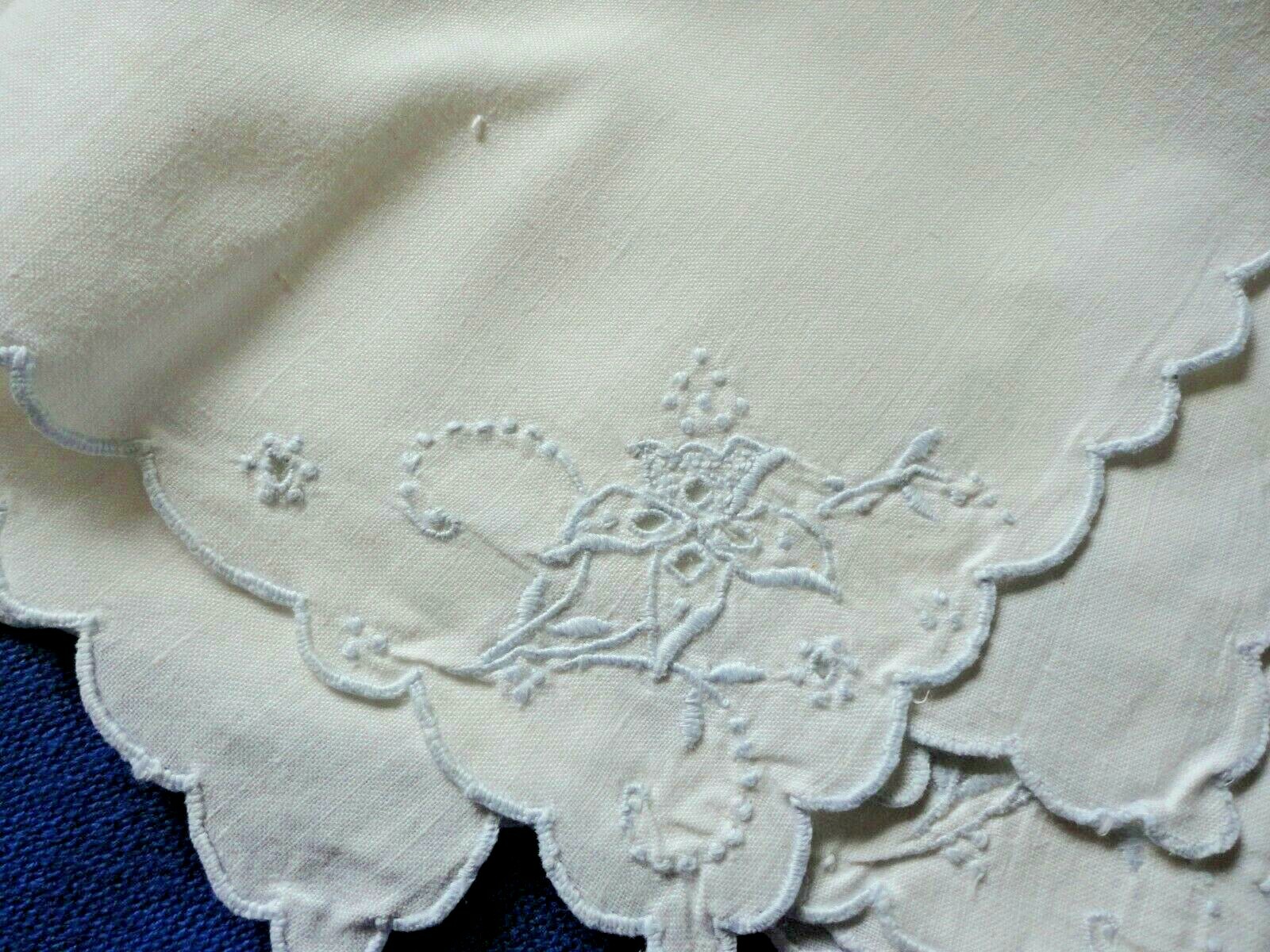 Vintage Chic Cotton Tea Party Shower Cotton Beverage Napkins Adorable