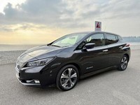 2018 NISSAN LEAF 110KW 2.ZERO 40kWh 5DR EV BLACK AUTO * 1 PEDAL DRIVE * ELECTRIC