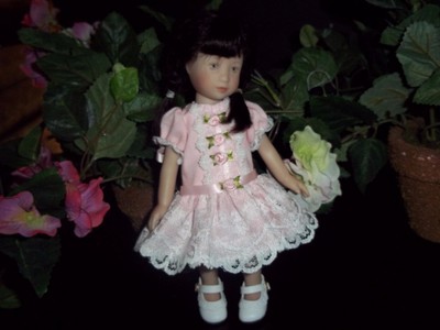Pink Roses and Lace Party Dress for Heather Maciak 8quot Dolls