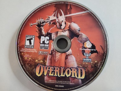 Overlord PC Disc Only Tested Cleaned Working 2007