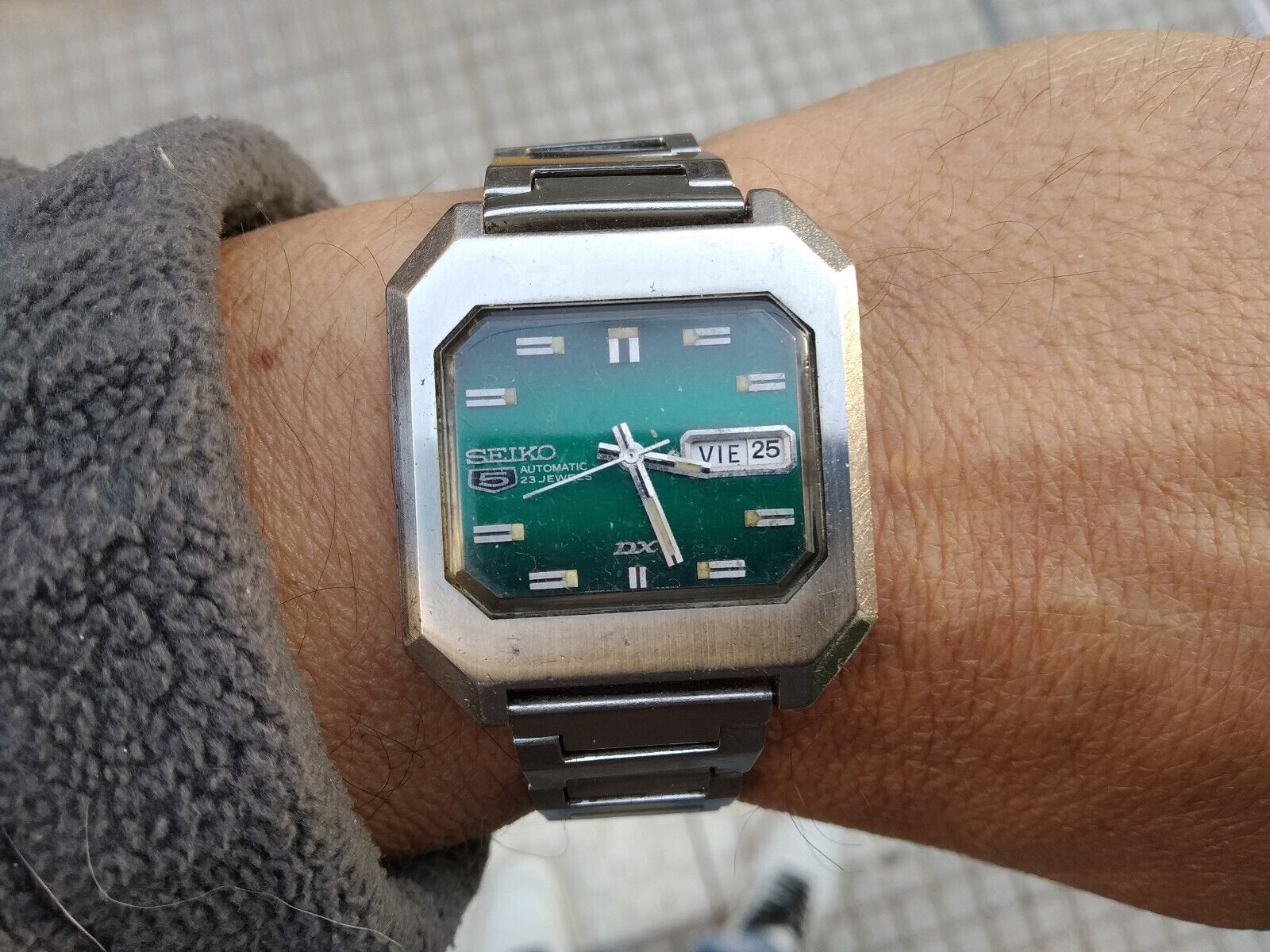 SEIKO 5 DX 6106 5480 SQUARE AUTOMATIC BRACELET ALL ORIGINAL SEIKO 5 DX 6106 5480 SQUARE AUTOMATIC BRACELET ALL ORIGINAL