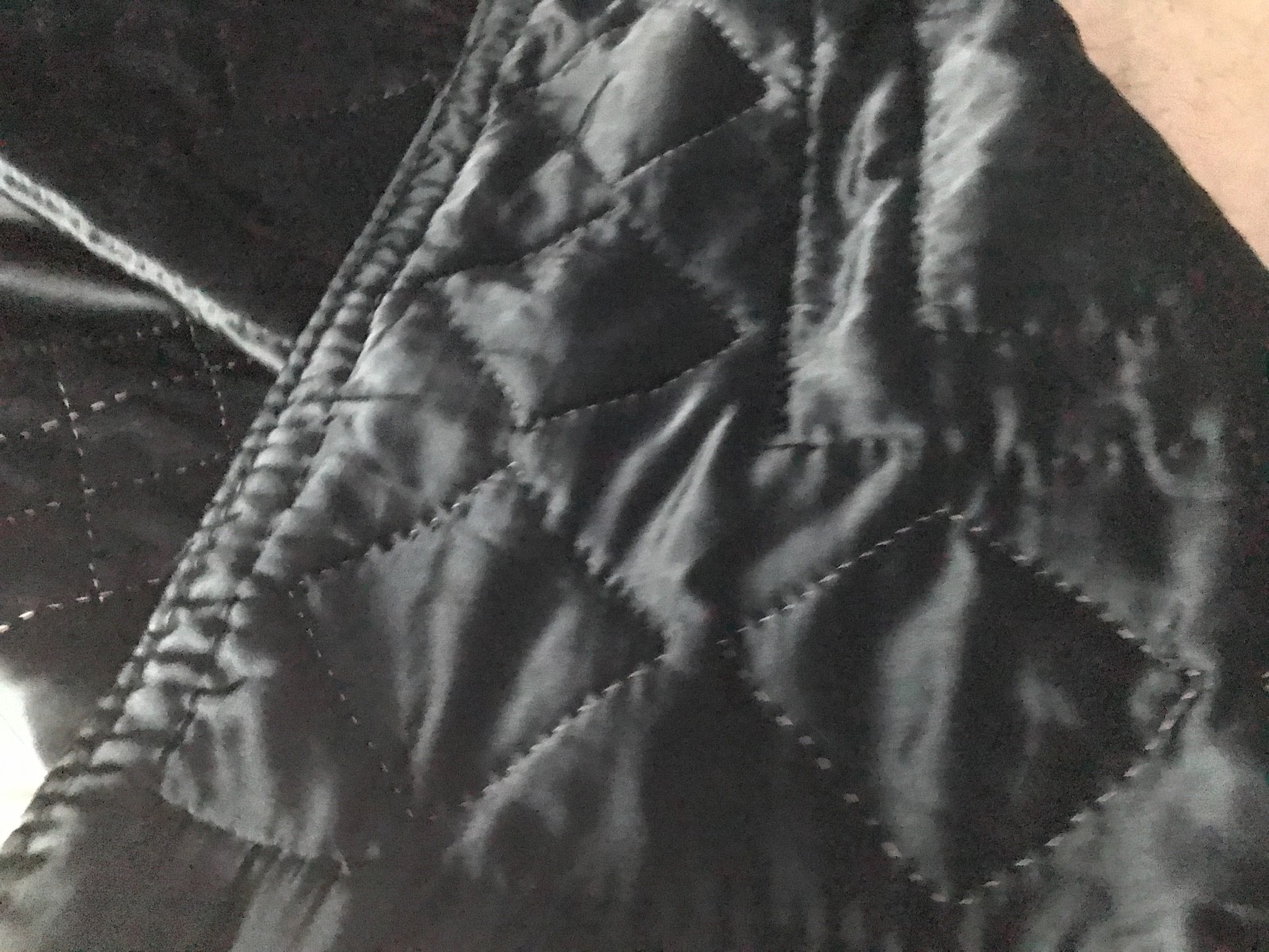 VTG Sonoma Blue White Velvet Feel 50x60 Unused Throw Lap Quilt Quilted