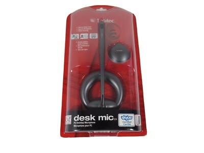 NEW Labtec NCAT Desk Mic PC Desktop Microphone 524 For PC Computers B1