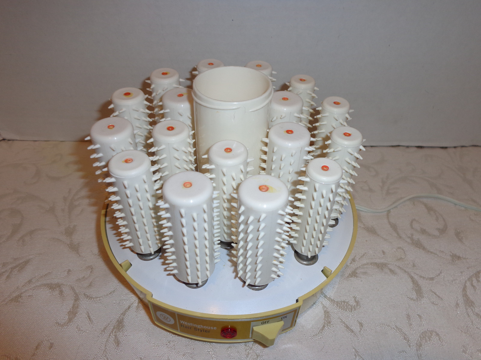 VINTAGE G E WESTINGHOUSE ELECTRIC HOT ROLLERS CURLERS PHC20- 2 HAIR STYLER USA