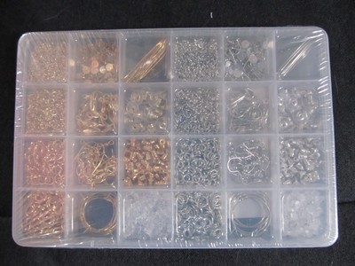 NEW JEWELERY KIT by HILDIE AND JO SILVER AND GOLD STYLE B 5024 PIECES