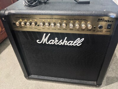 Marshall MG50DFX Guitar Amplifier 50 Watts Working Clean Adult Owned 