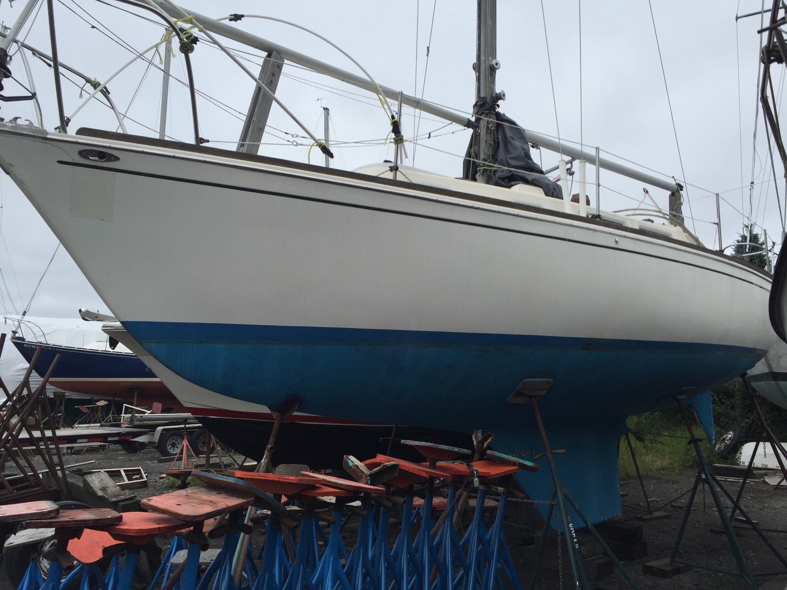 1976 Tartan Sailboat w Motor, Warren, RI | No Fees & No Reserve