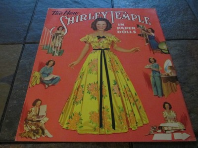 THE NEW SHIRLEY TEMPLE PAPERDOLLS 1942 SAALFIELD MINT ORIGINAL VINTAGE RARE #283