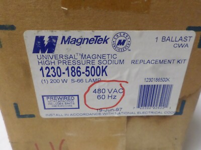 MAGNETEK 1230-186-500K / 1230186500K New Old Stock