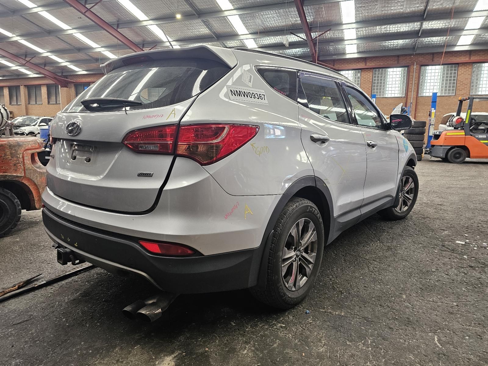2014 Hyundai Santa Fe RIGHT FRONT DOOR SHELL DM 06/2012-02/2018 777835 image 4