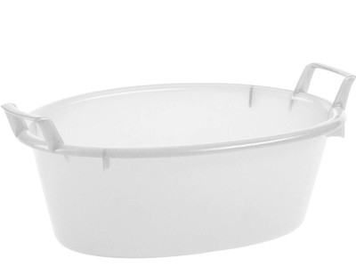 Oval Basin Politene 70 Cm White Stefanplast