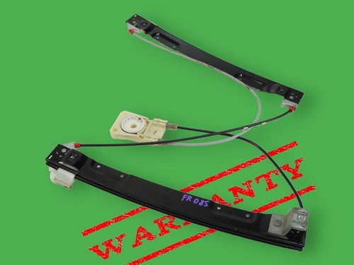 09-15 jaguar x250 xf xfr front right side door window regulator cable w/o motor
