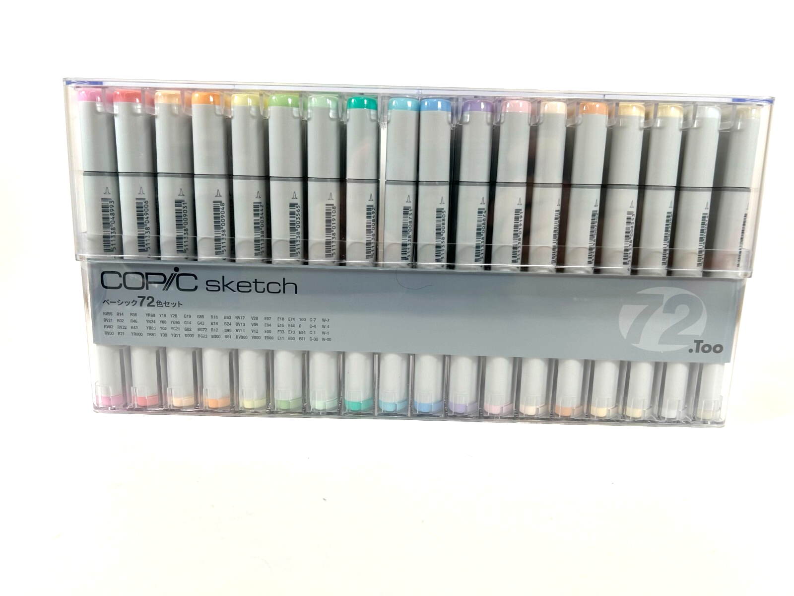 Copic Sketch Marker 72 Color BASIC Set Artist Markers JAPAN BRAND