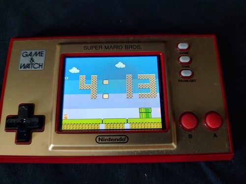 Used, Nintendo Game and Watch Console Super Mario Bros HXA