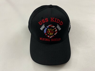 USS KIDD FLYING SQUAD The Corps United States BLACK  SNAPBACK
