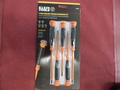 Klein Tools 5 Piece Insulated Precision Screwdriver Set (85615INS)