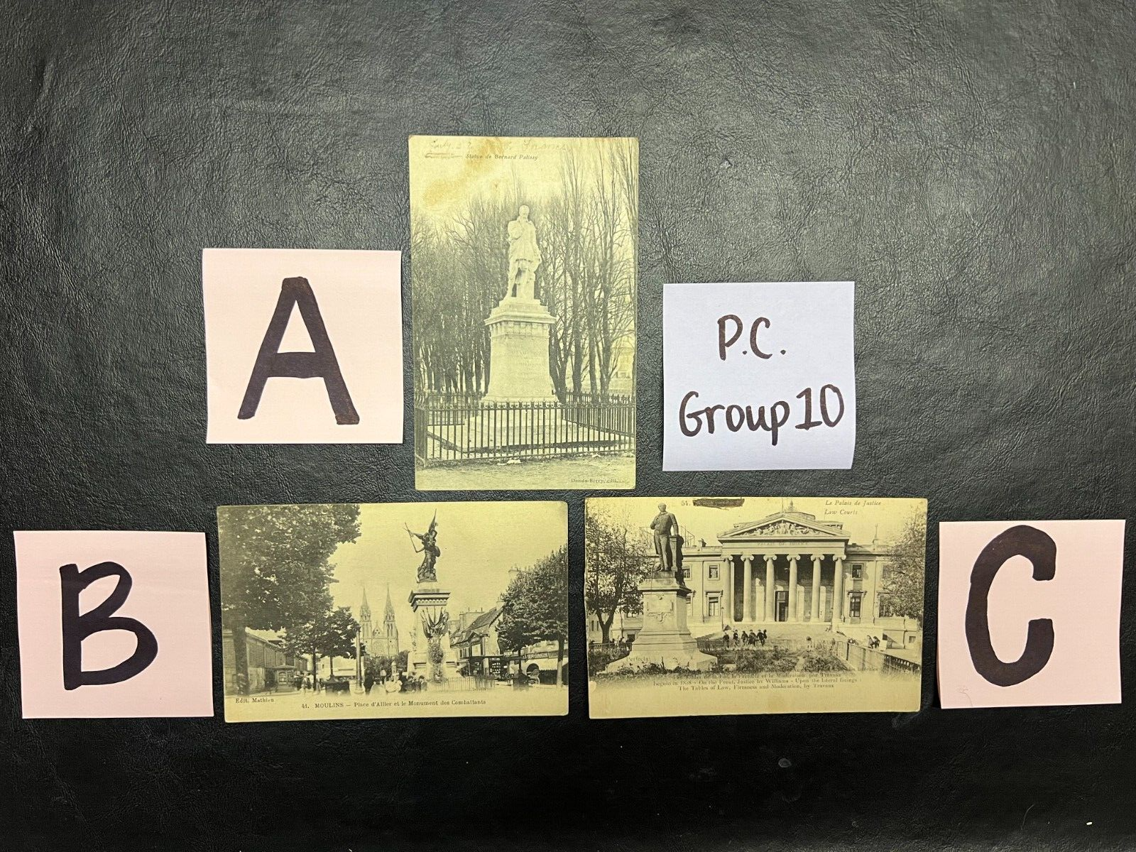 c. 1918-1919 Military Censor Stamped Postcards