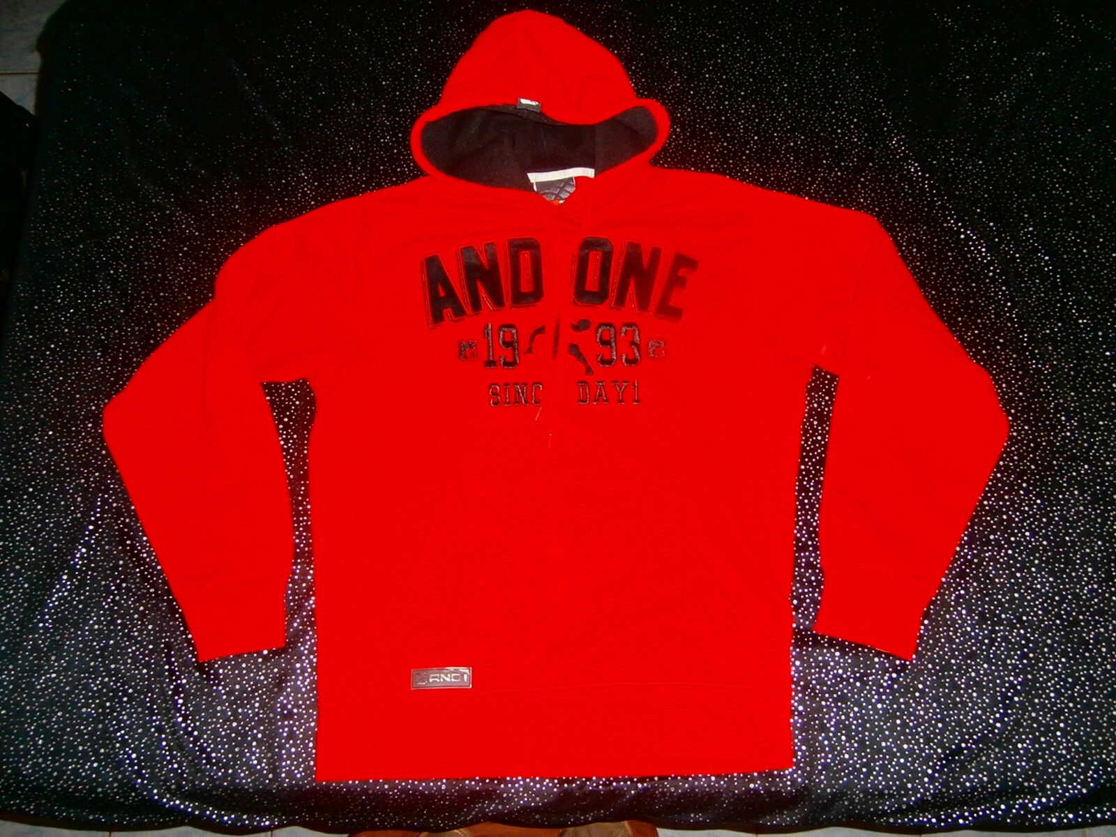 AND1 ICONIC Basketball Hoodie SZ S AND ONE SINCE DAY 1 1993