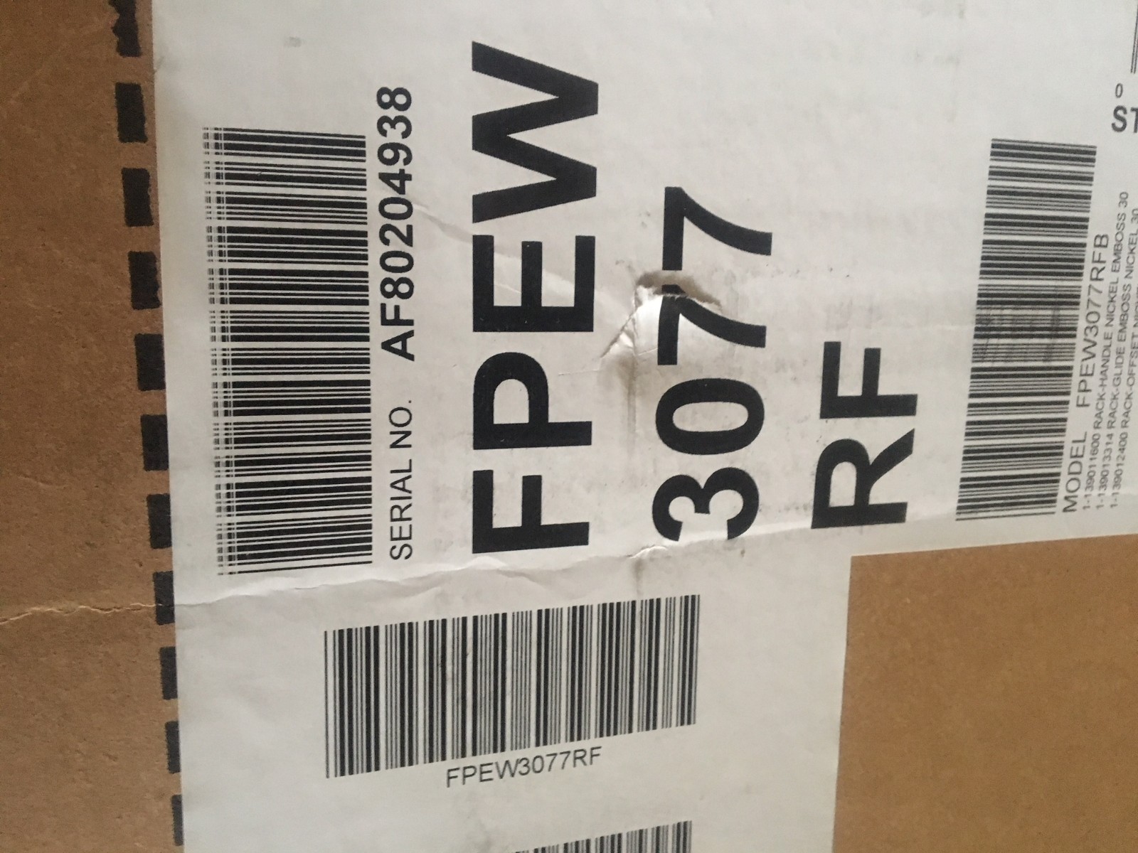 Frigidaire FPEW3077RF Professional 30