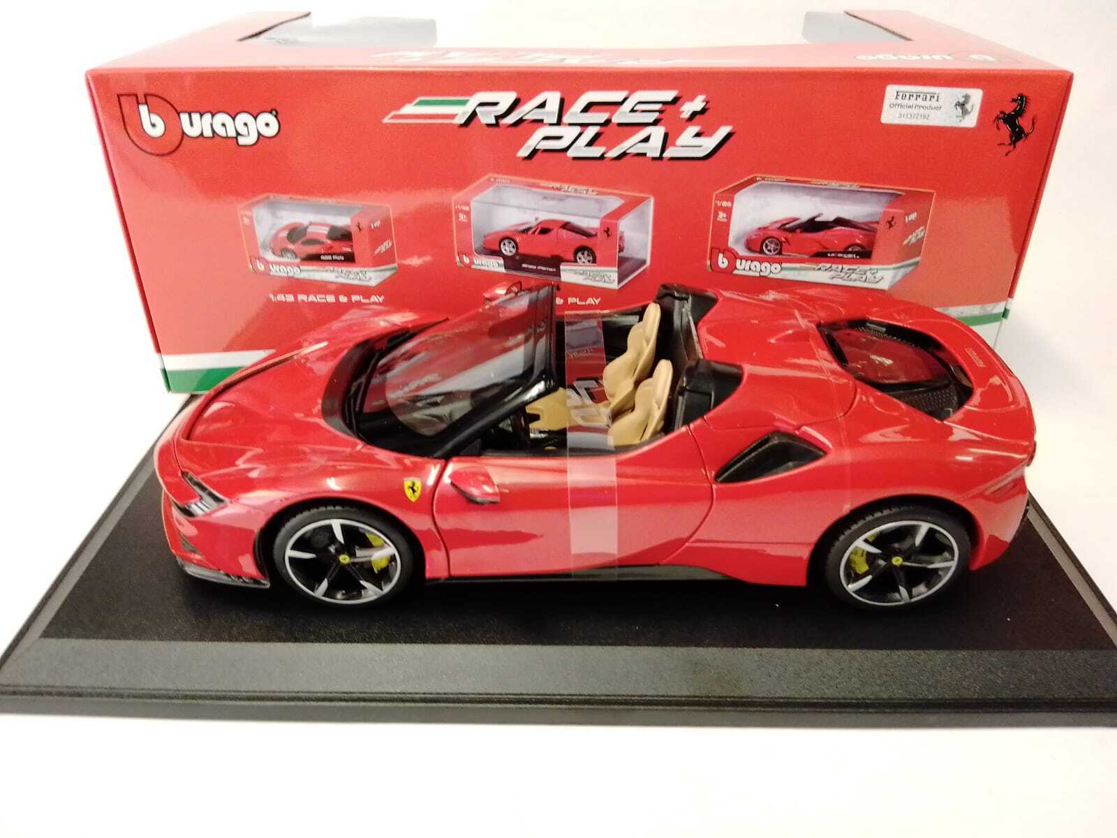 Burago BBurago Ferrari SF90 Stradale Spider Rossa Red 1/18