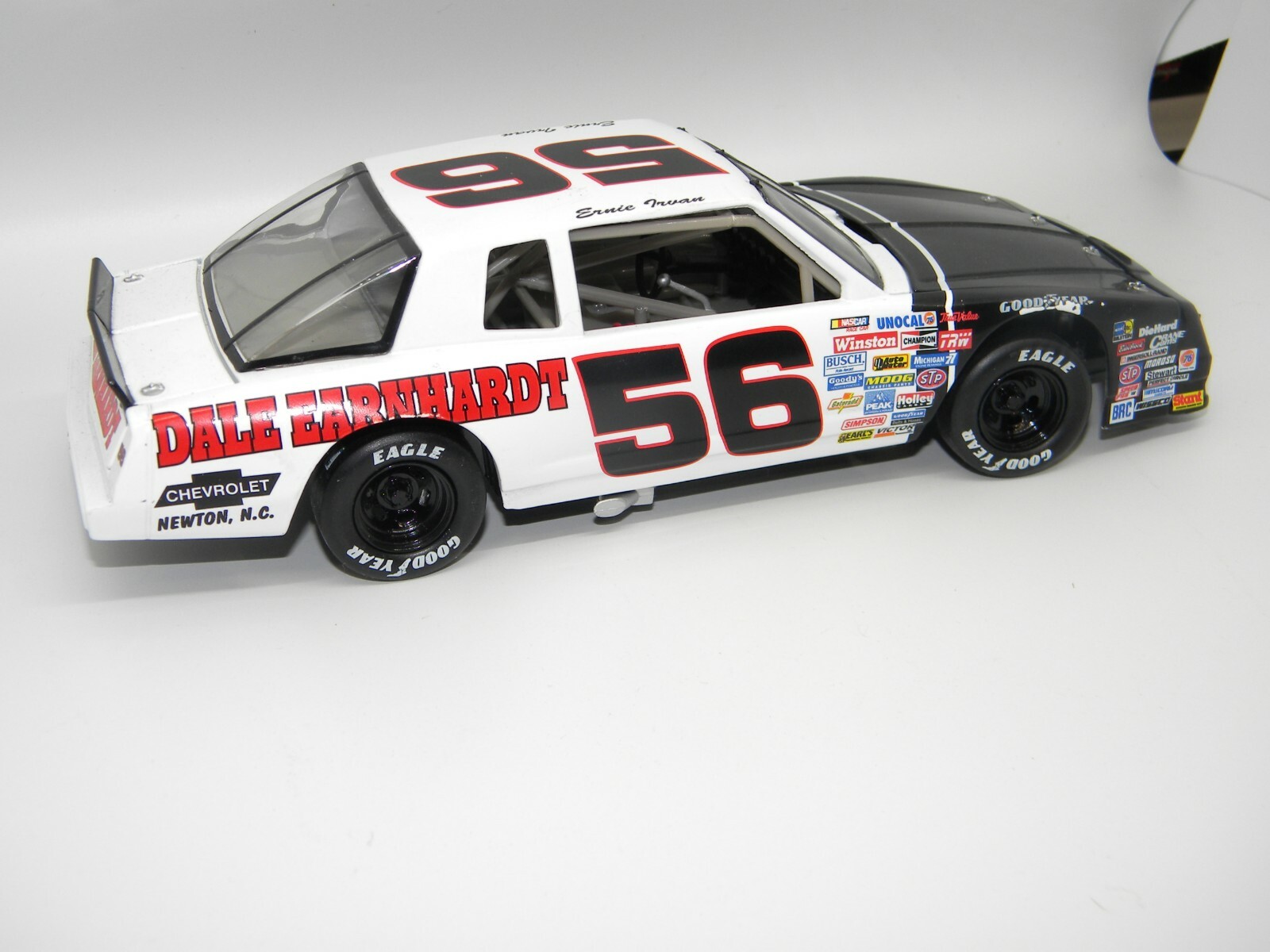 1987 Ernie Irvan #56 Dale Earnhardt Chevrolet Monte Carlo Aerocoupe 1:24 IOB