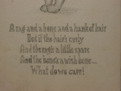 POSTCARD 1912 Baby Rhyme Antique Old Fashion Chicago ILL VINTAGE POSTED