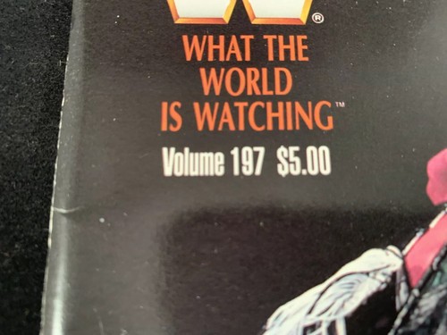 WWF WWE Program Volume 197 Autographed By Bret Hart + Ted DiBiase Million Dollar