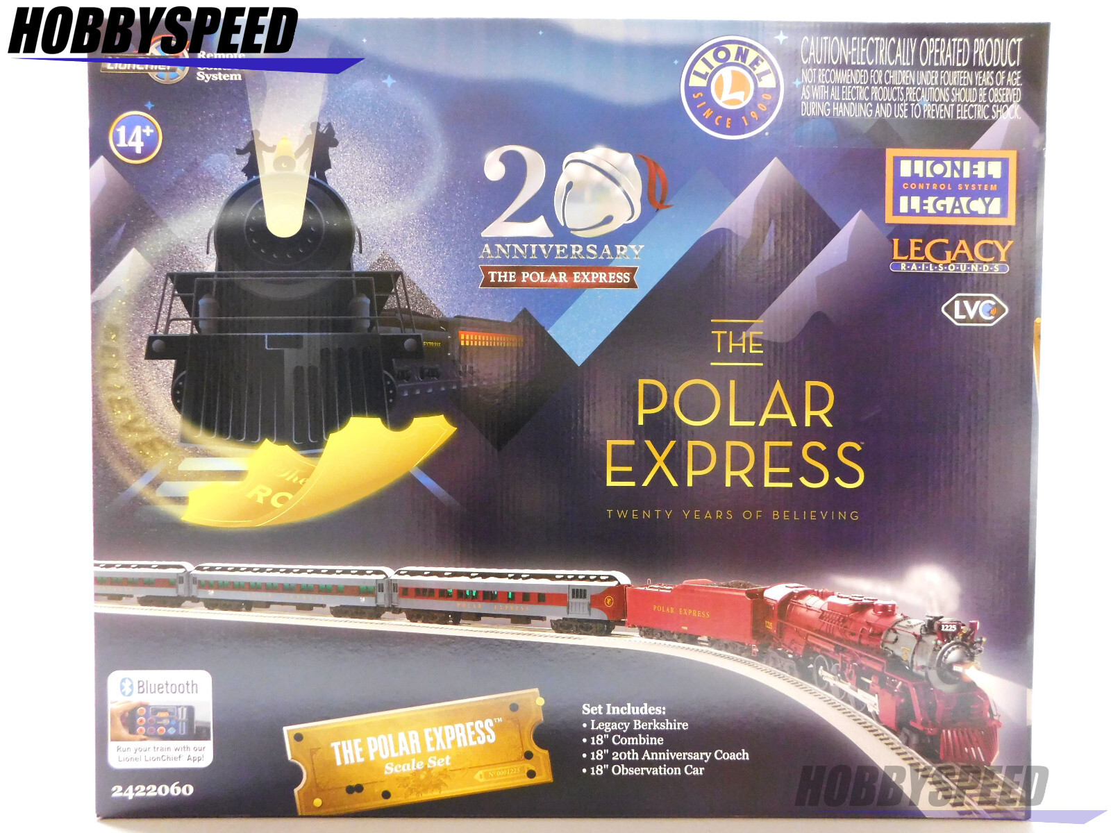 LIONEL THE POLAR EXPRESS 20TH ANNIVERSARY SCALE LEGACY TRAIN SET O